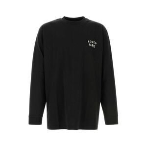 Kenzo Men Black Cotton T-Shirt